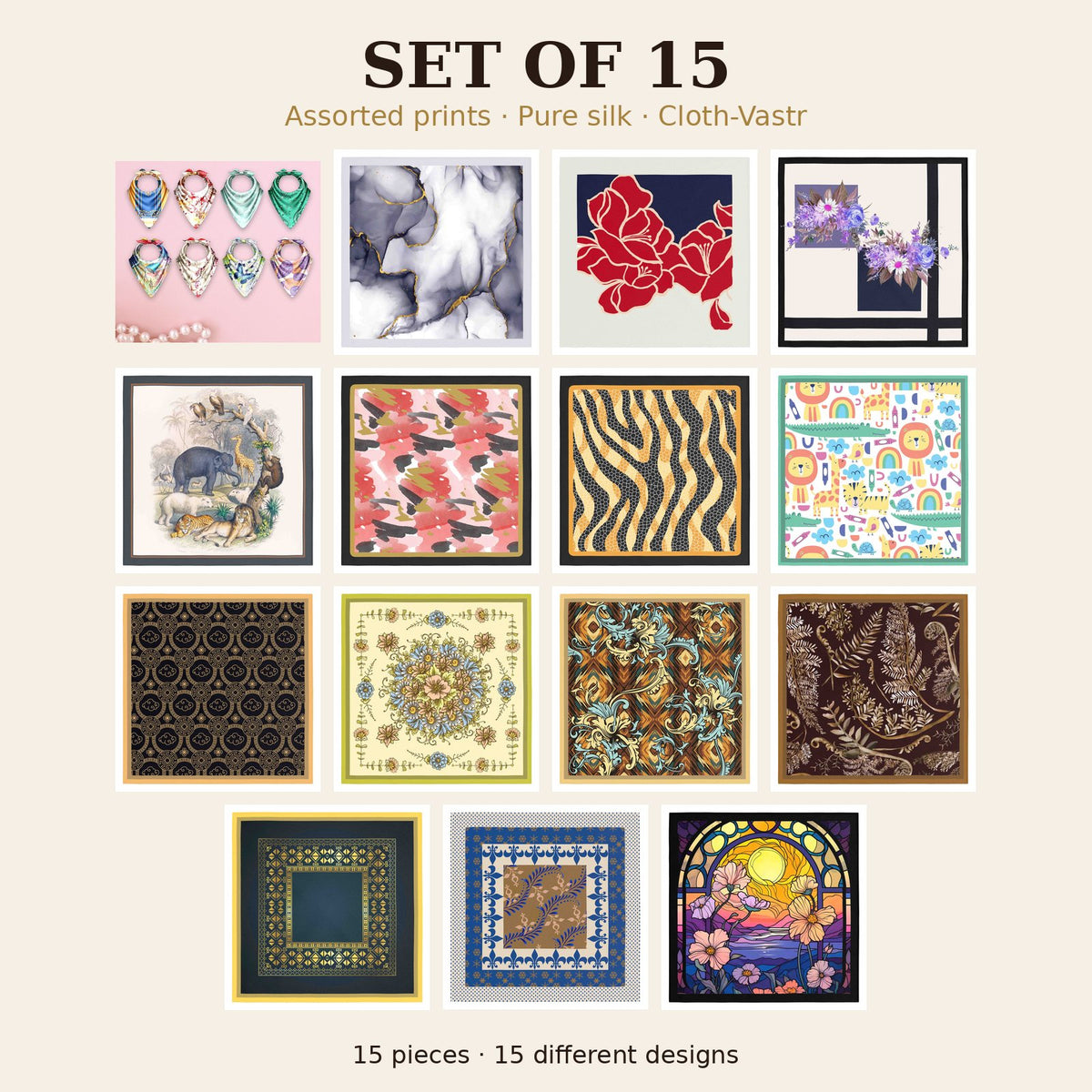 Set of 15