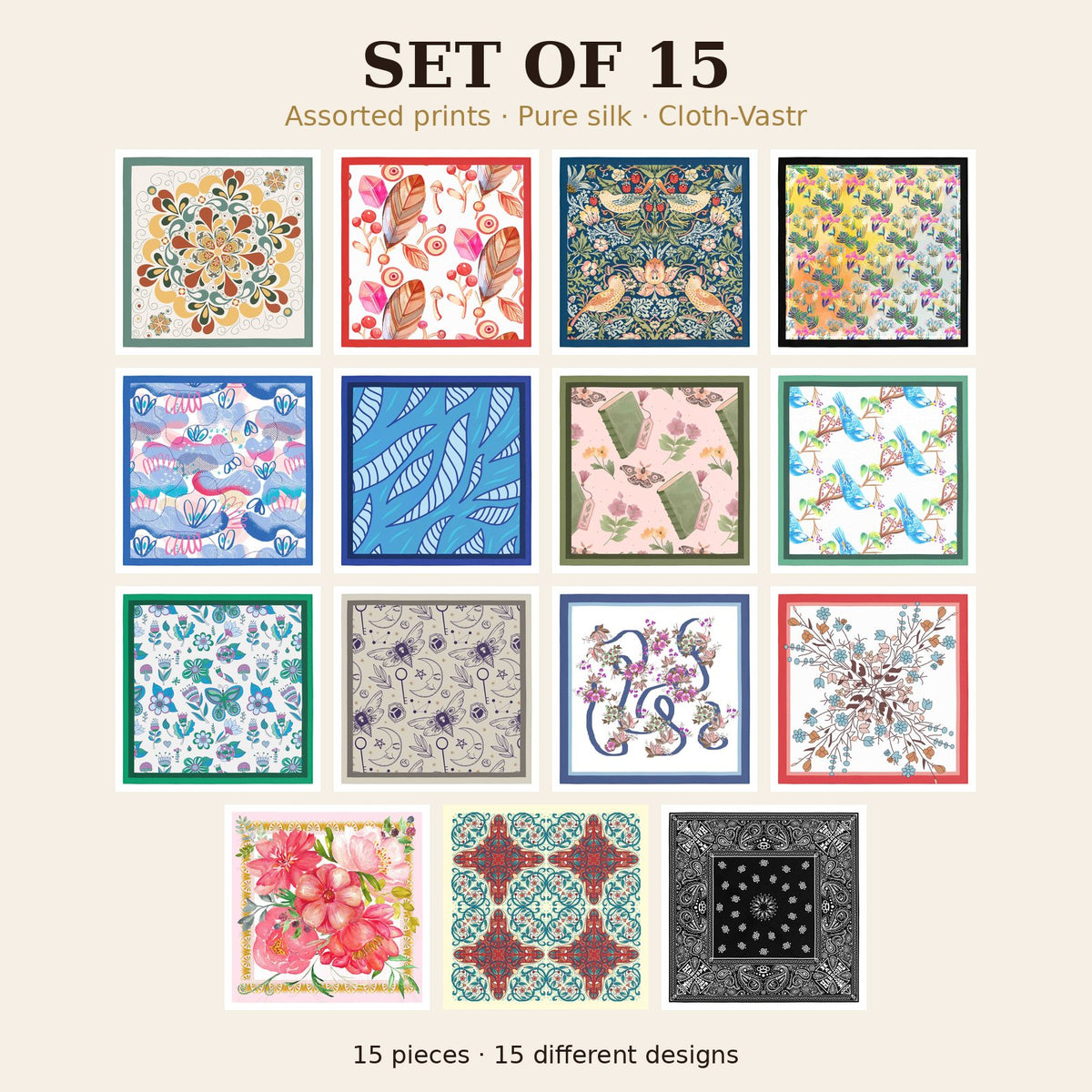 Set of 15