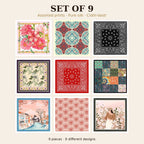 Set of 9