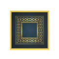Navy Deco Gold Frame Silk Bandana Scarf – 50 × 50 cm