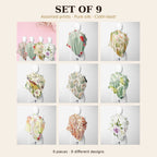 Set of 9