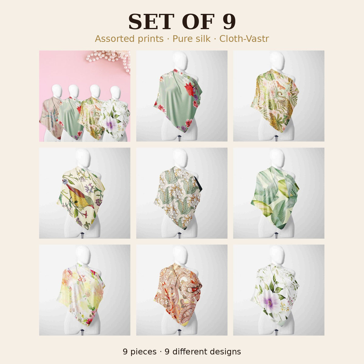 Set of 9