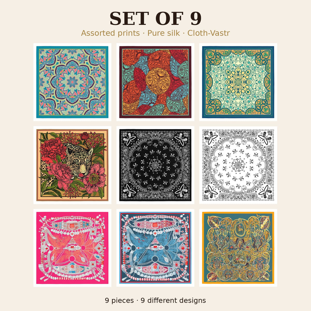 Set of 9