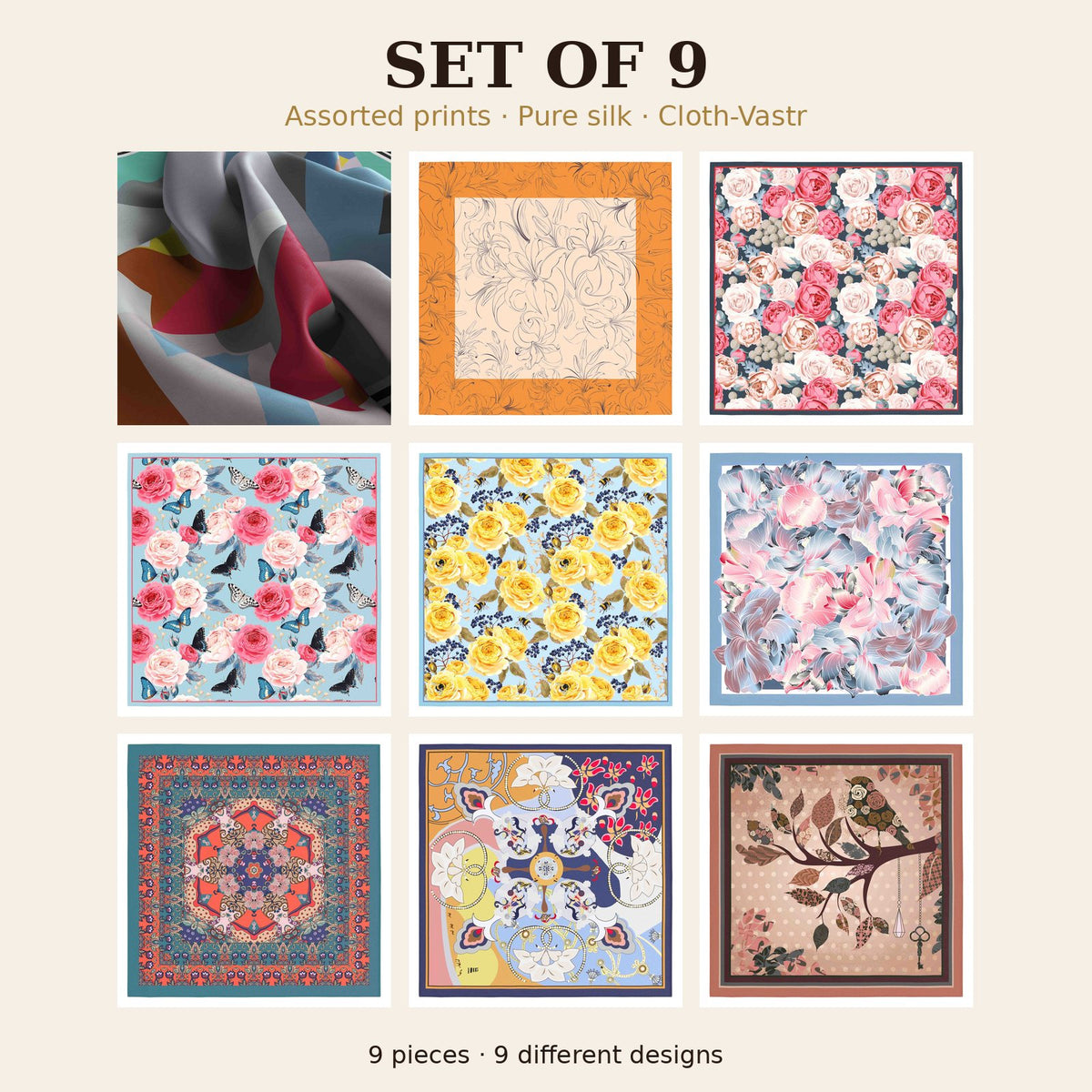 Set of 9
