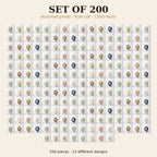 Set of 200