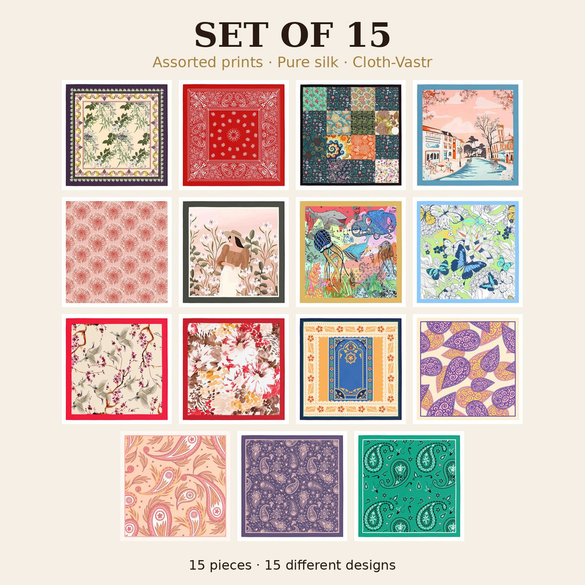 Set of 15