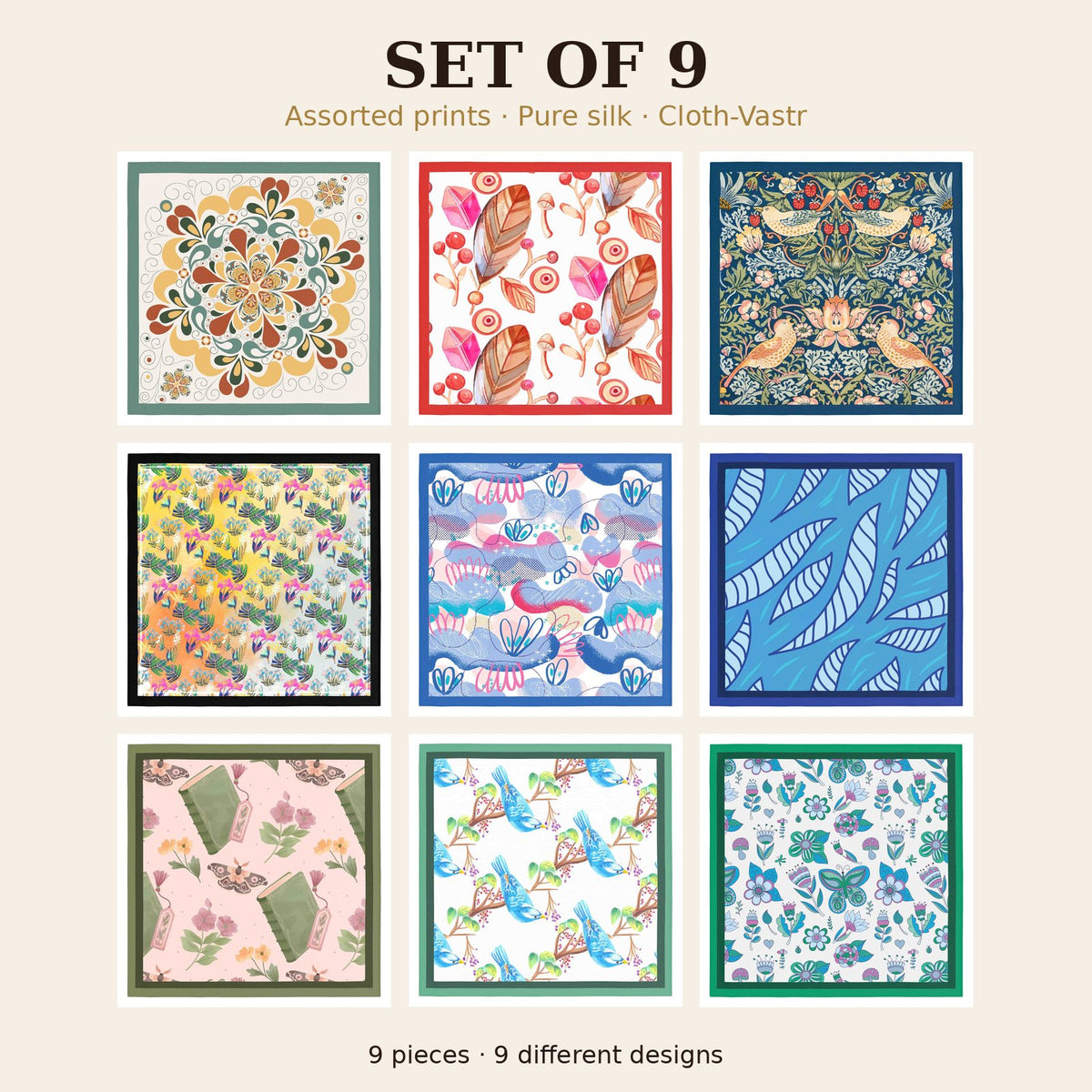 Set of 9