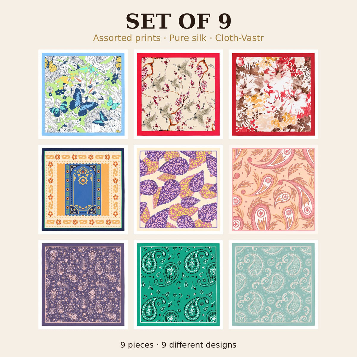 Set of 9