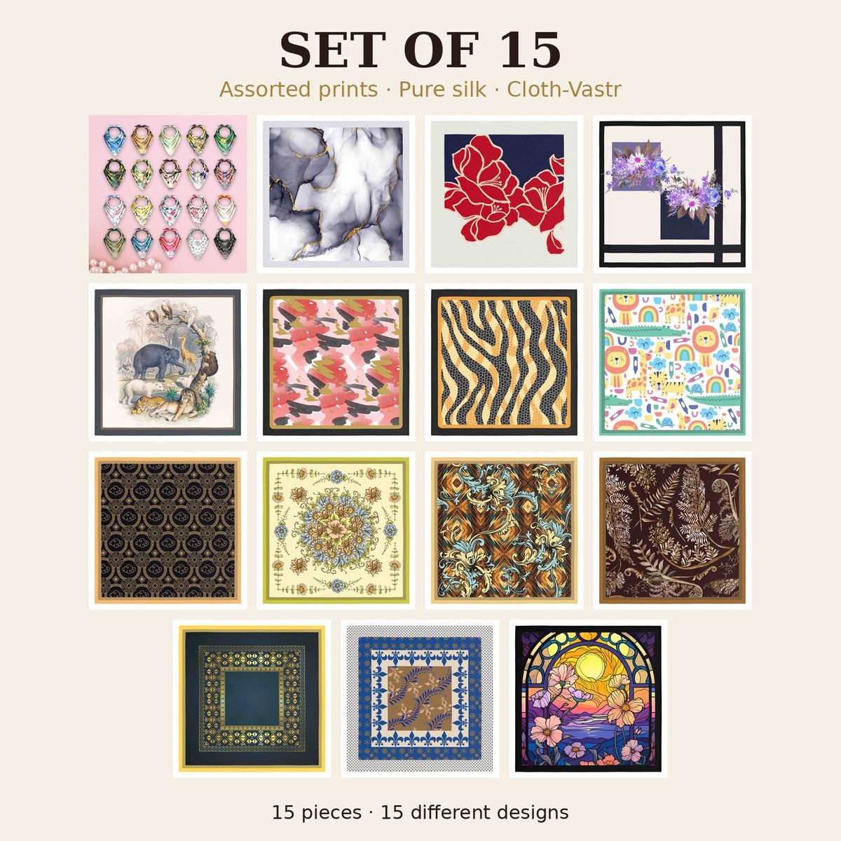 Set of 15