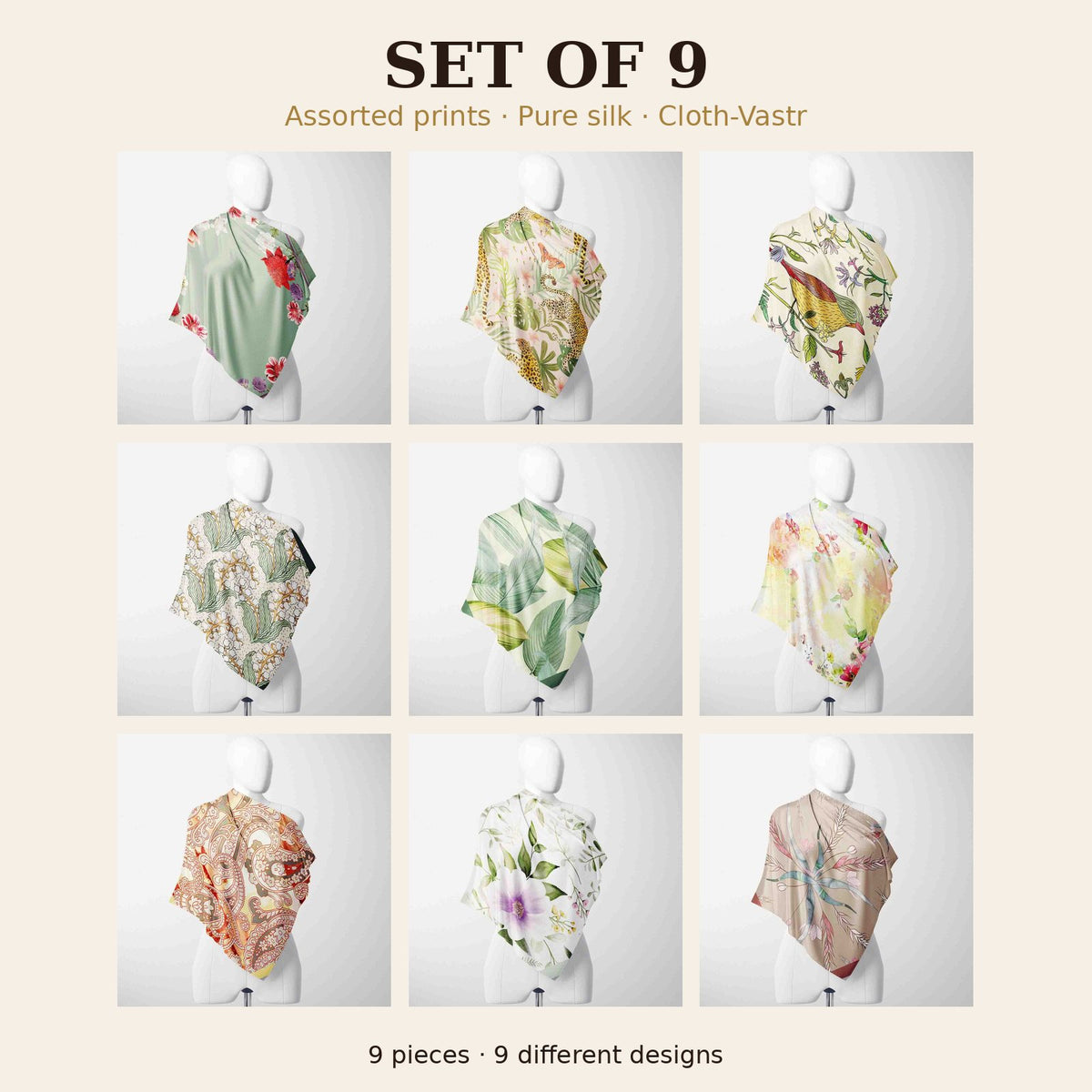 Set of 9