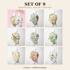 Set of 9