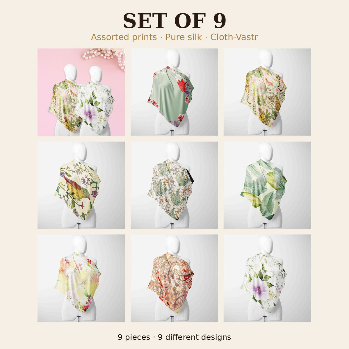 Set of 9