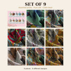 Set of 9