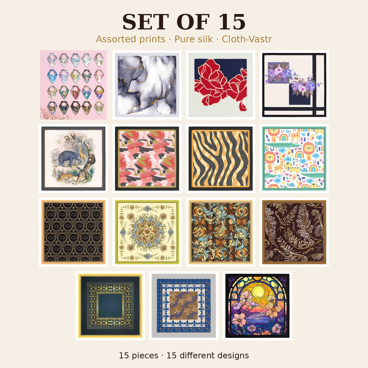 Set of 15