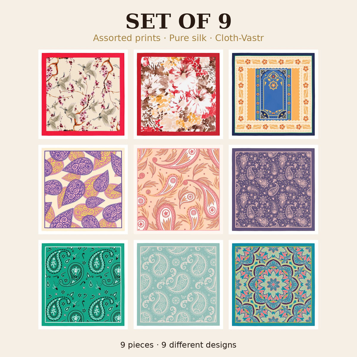 Set of 9