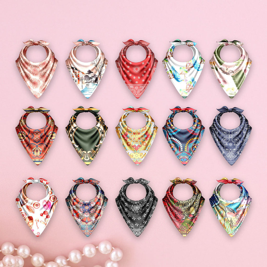 Everyday Prints Silk Bandana Edit – Cloth-Vastr pure silk