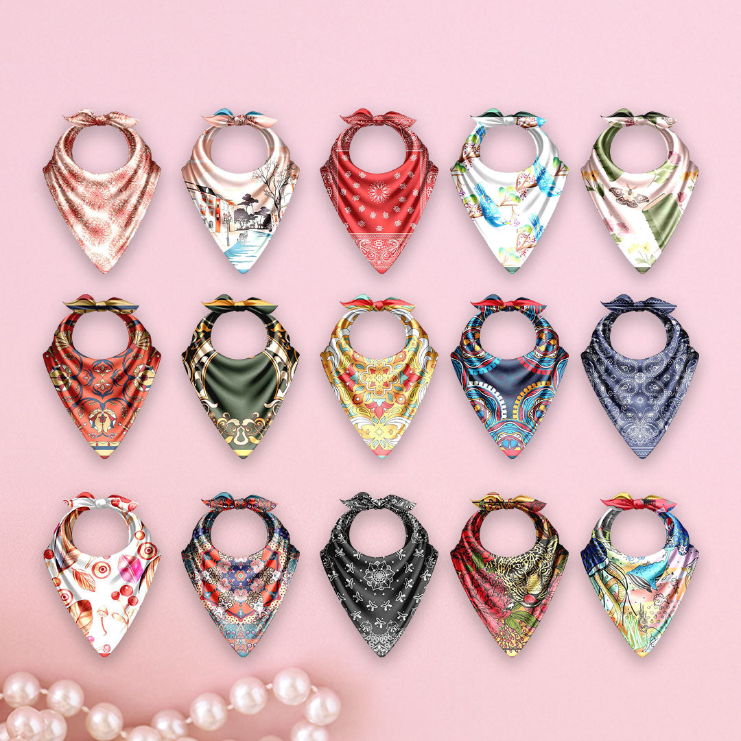Everyday Prints Silk Bandana Edit – Cloth-Vastr pure silk