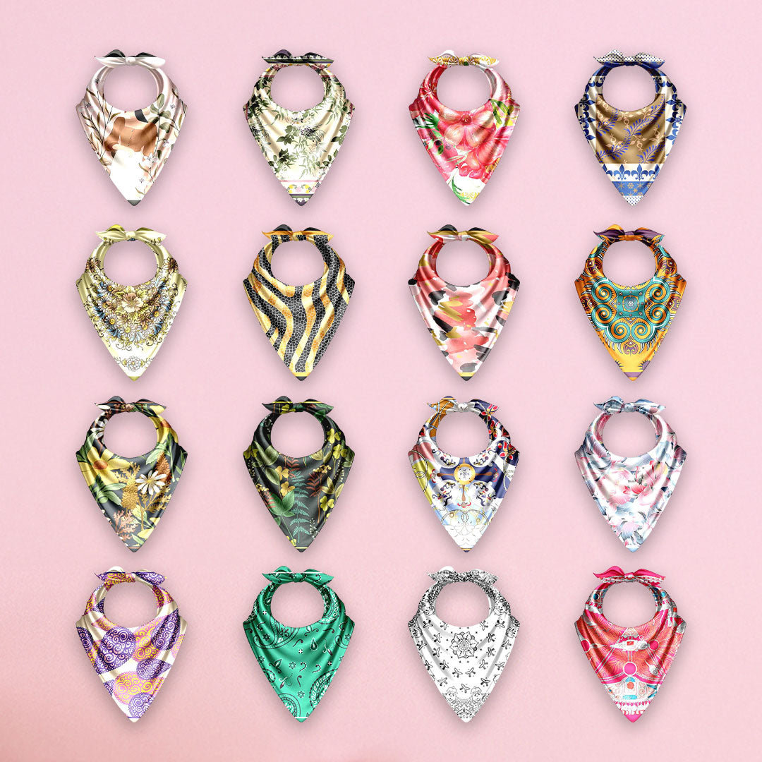 Signature Silk Bandana Edit – Cloth-Vastr pure silk