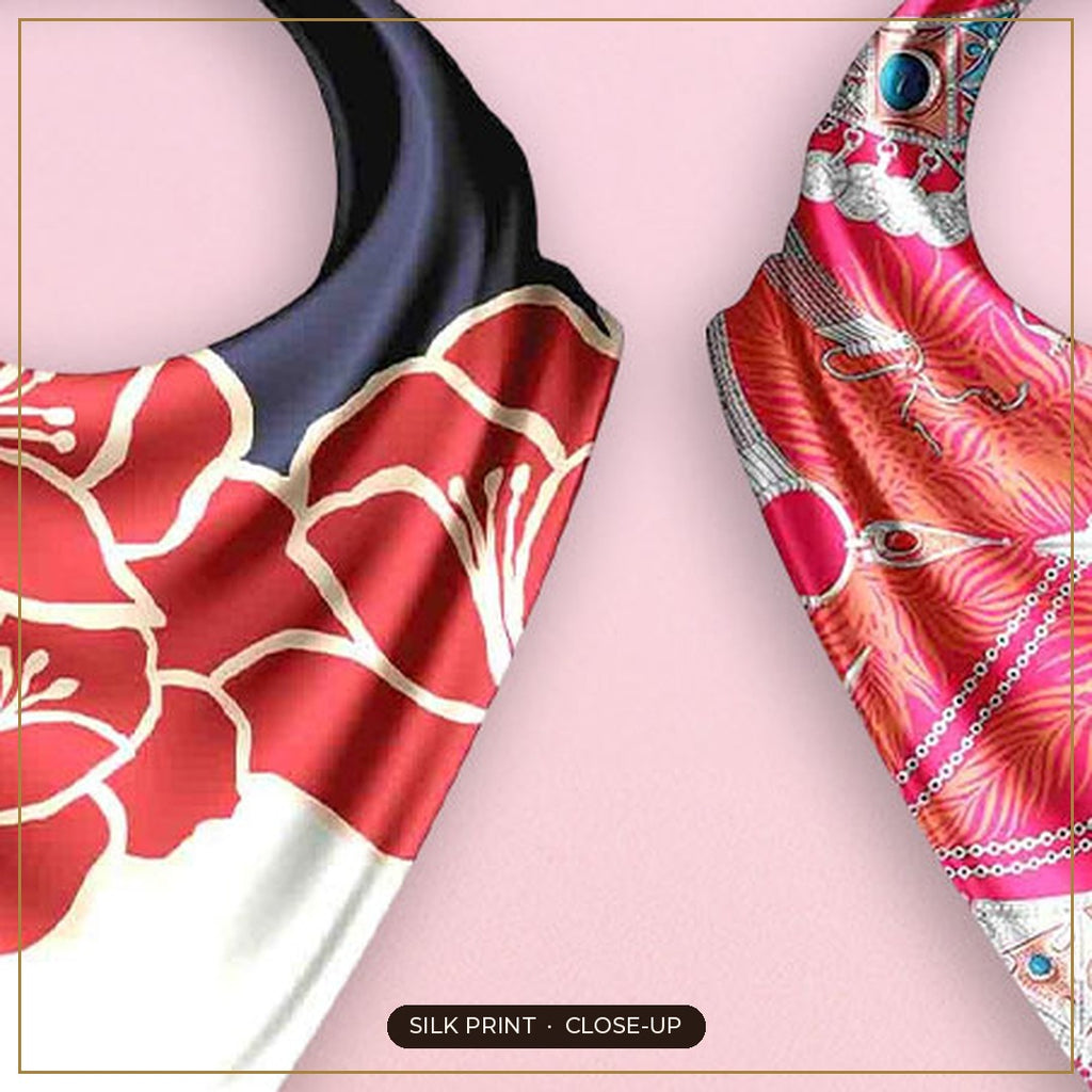 Cloth-Vastr pure silk – print close-up