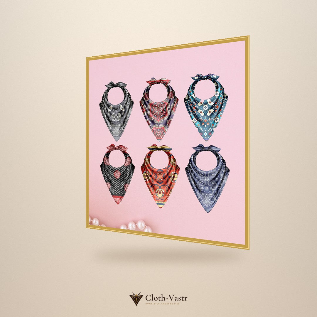 Cloth-Vastr pure silk – right angle view