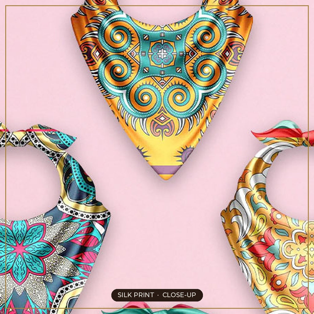 Cloth-Vastr pure silk – print close-up