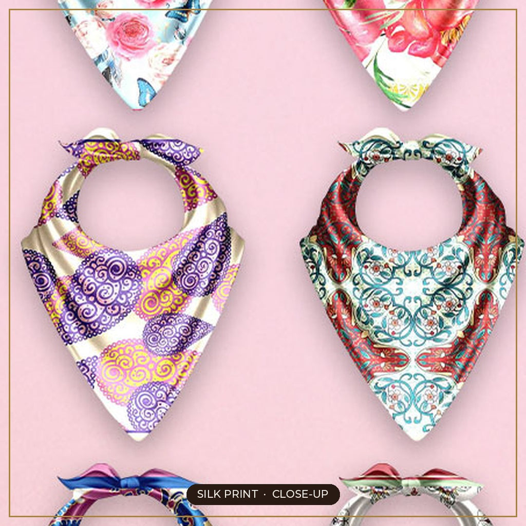Cloth-Vastr pure silk – print close-up