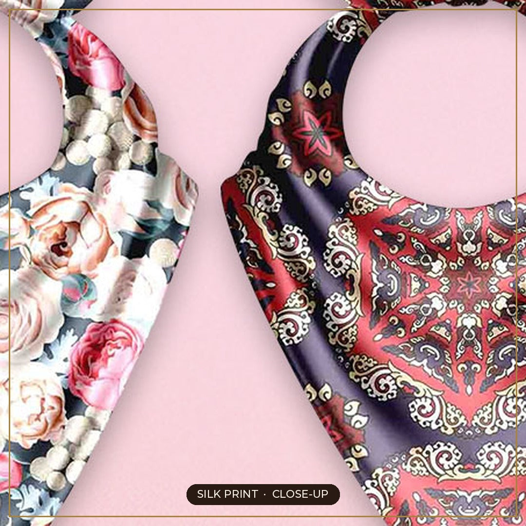 Cloth-Vastr pure silk – print close-up