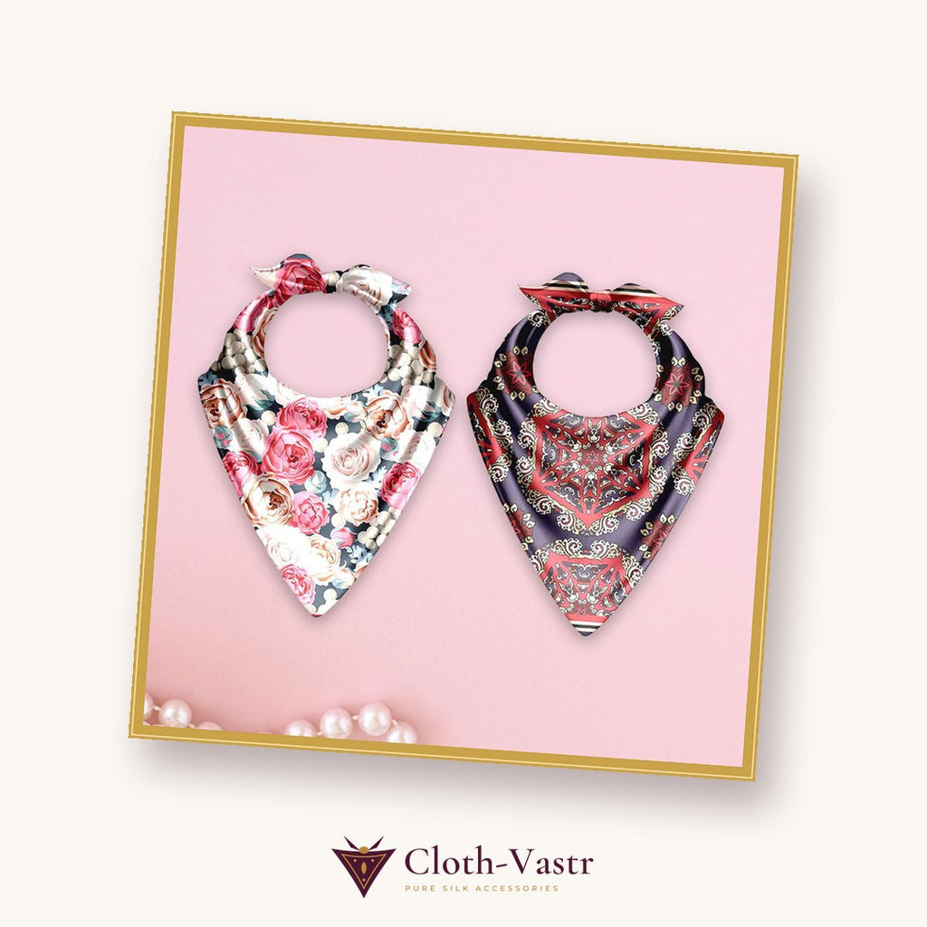 Cloth-Vastr pure silk – flat lay
