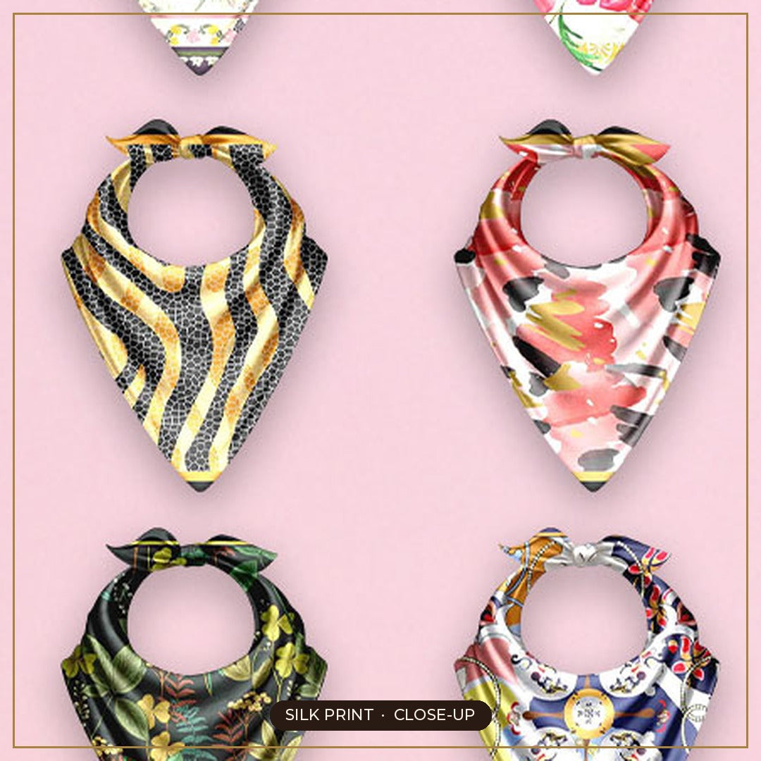 Cloth-Vastr pure silk – print close-up