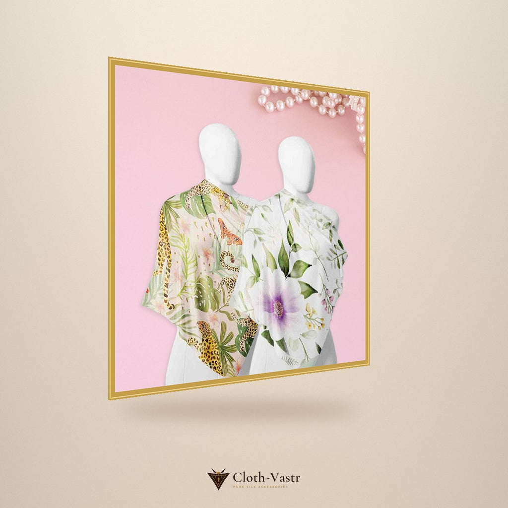 Cloth-Vastr pure silk – left angle view
