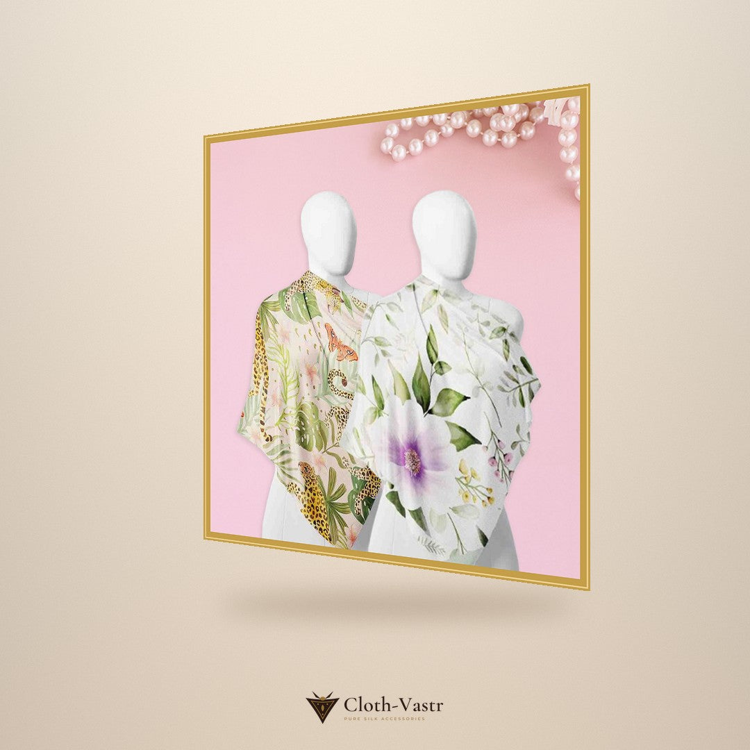 Cloth-Vastr pure silk – right angle view
