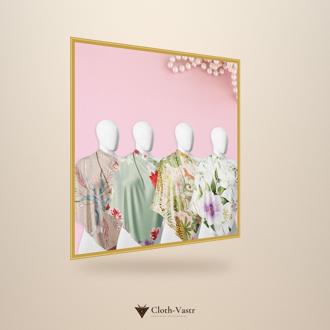 Cloth-Vastr pure silk – left angle view