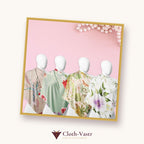 Cloth-Vastr pure silk – flat lay