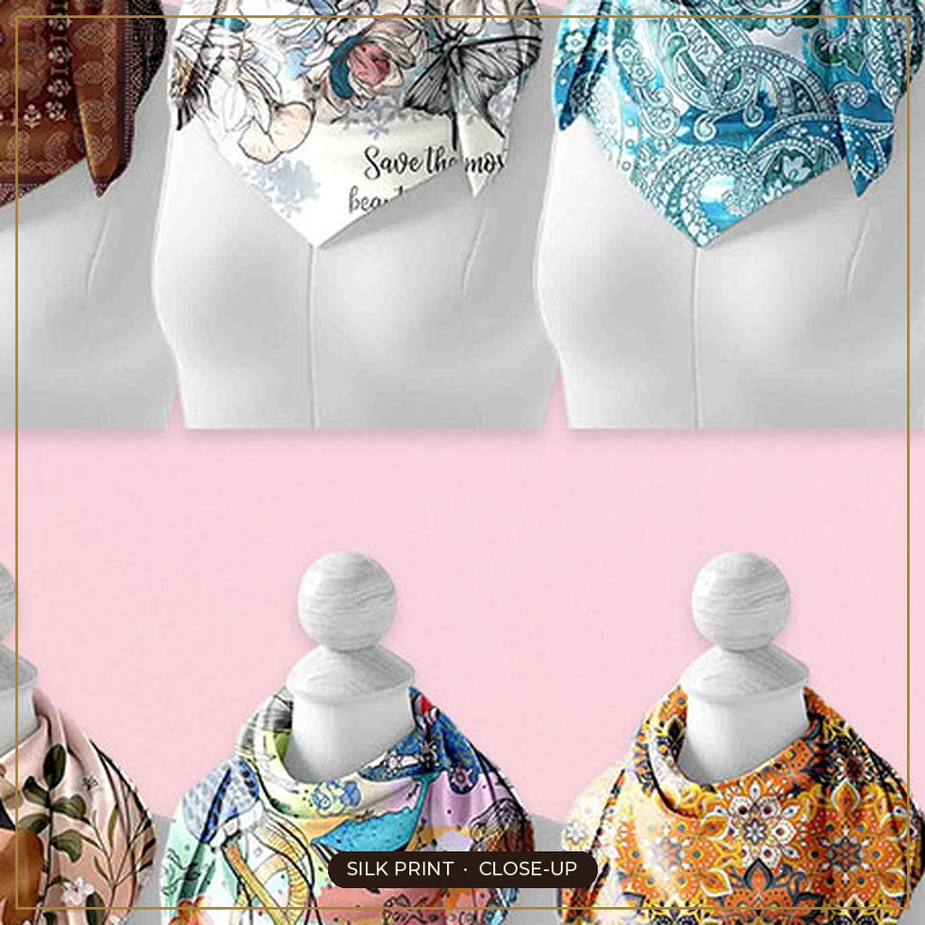 Cloth-Vastr pure silk – print close-up
