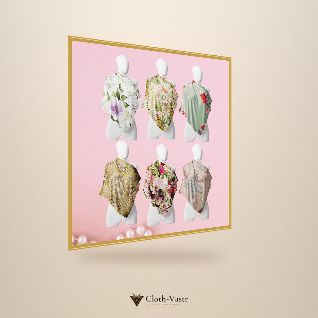 Cloth-Vastr pure silk – left angle view