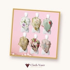 Cloth-Vastr pure silk – flat lay