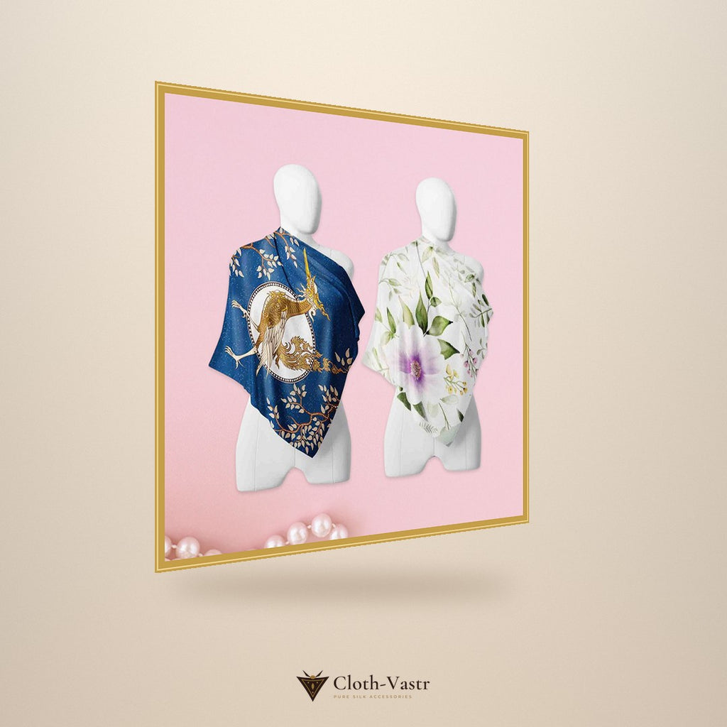 Cloth-Vastr pure silk – left angle view