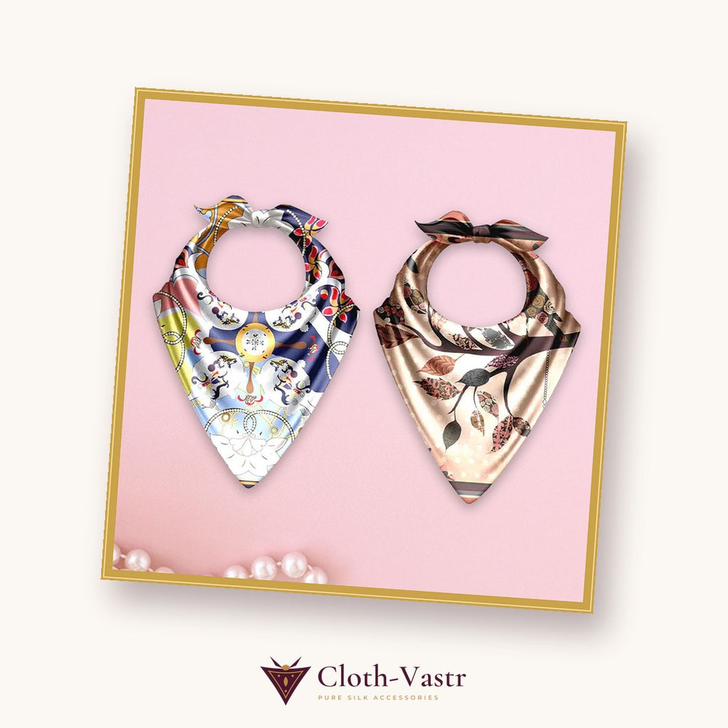 Cloth-Vastr pure silk – flat lay