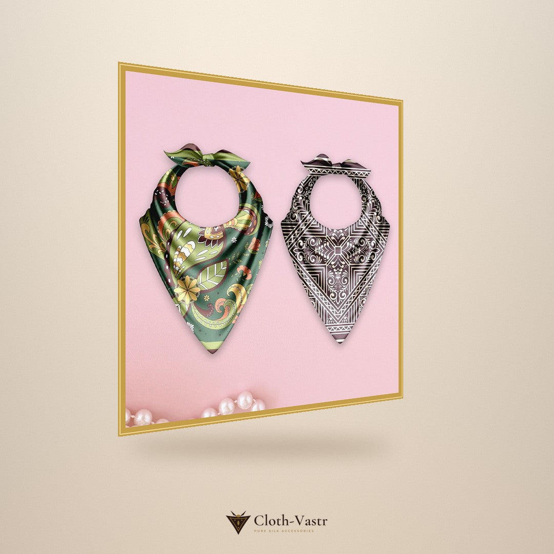 Cloth-Vastr pure silk – left angle view