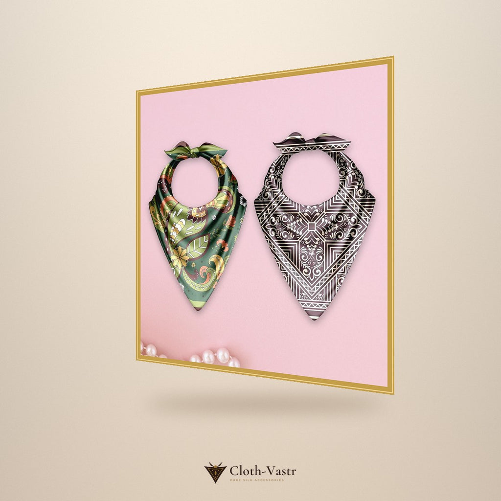 Cloth-Vastr pure silk – right angle view