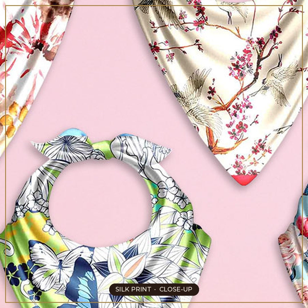 Cloth-Vastr pure silk – print close-up