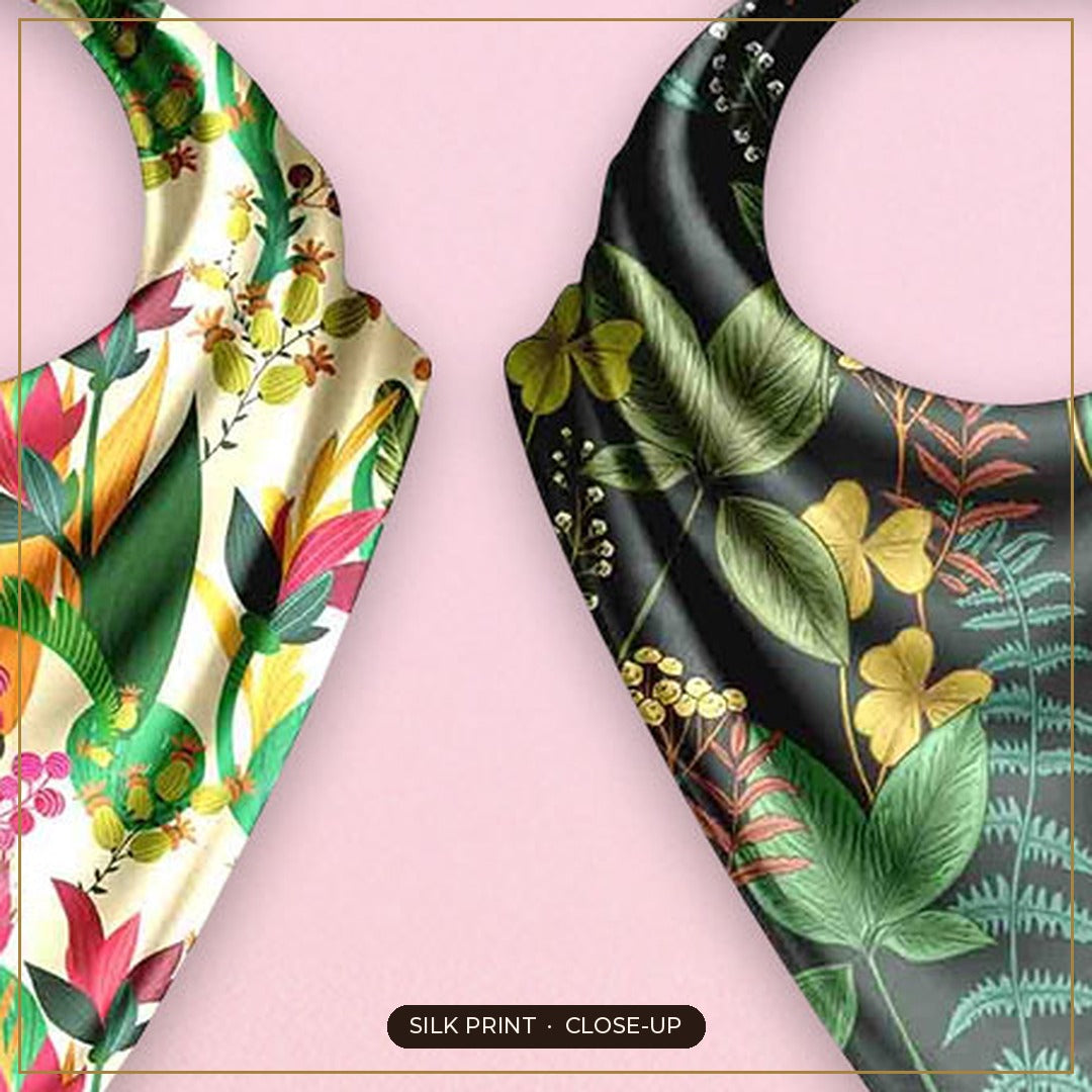 Cloth-Vastr pure silk – print close-up