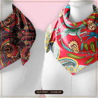 Cloth-Vastr pure silk – print close-up