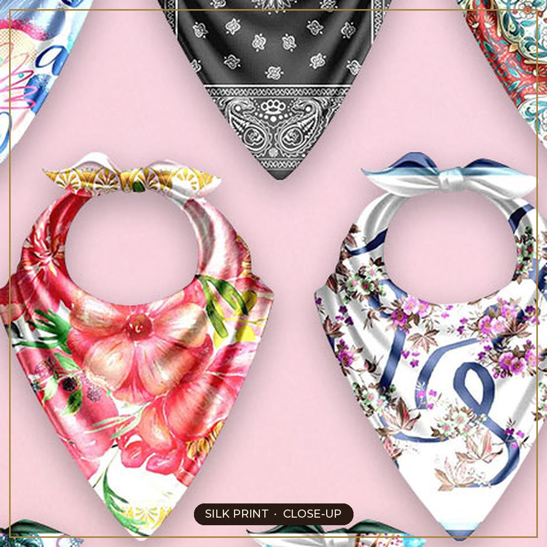 Cloth-Vastr pure silk – print close-up