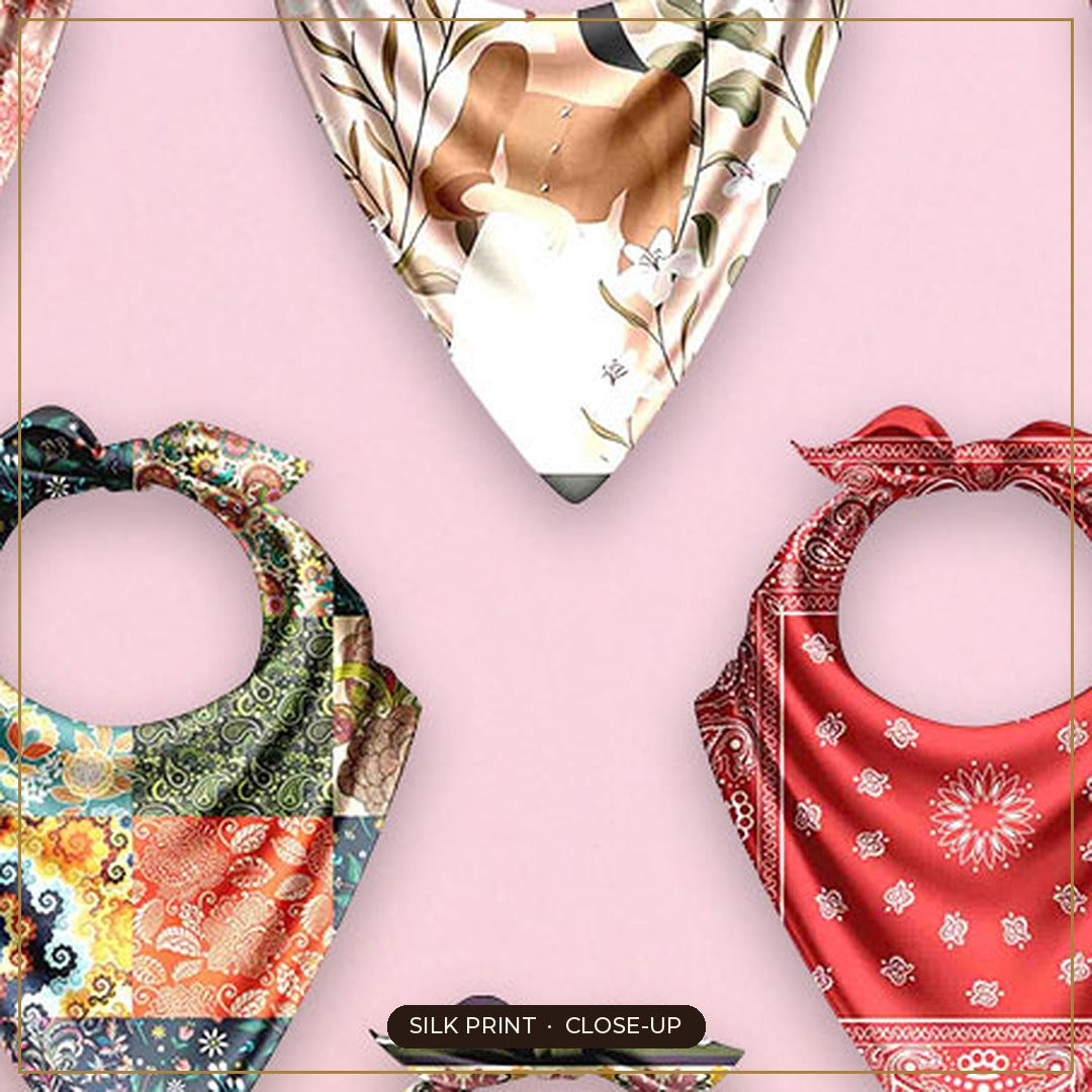 Cloth-Vastr pure silk – print close-up