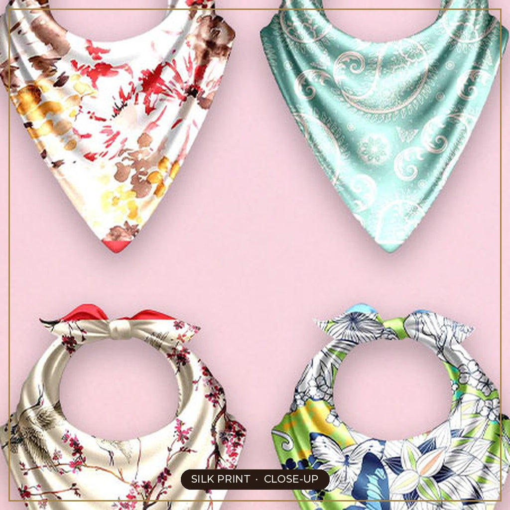 Cloth-Vastr pure silk – print close-up