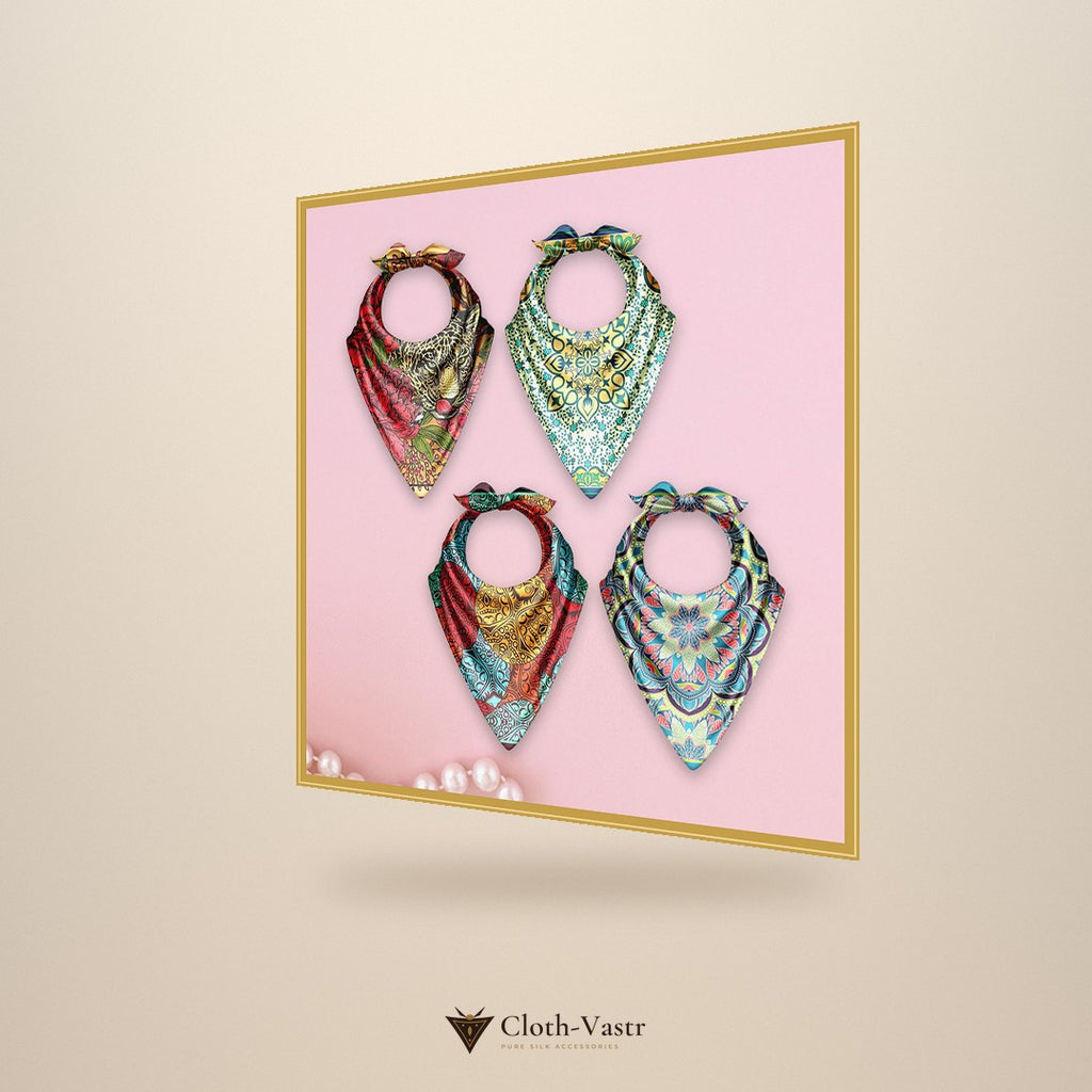 Cloth-Vastr pure silk – right angle view