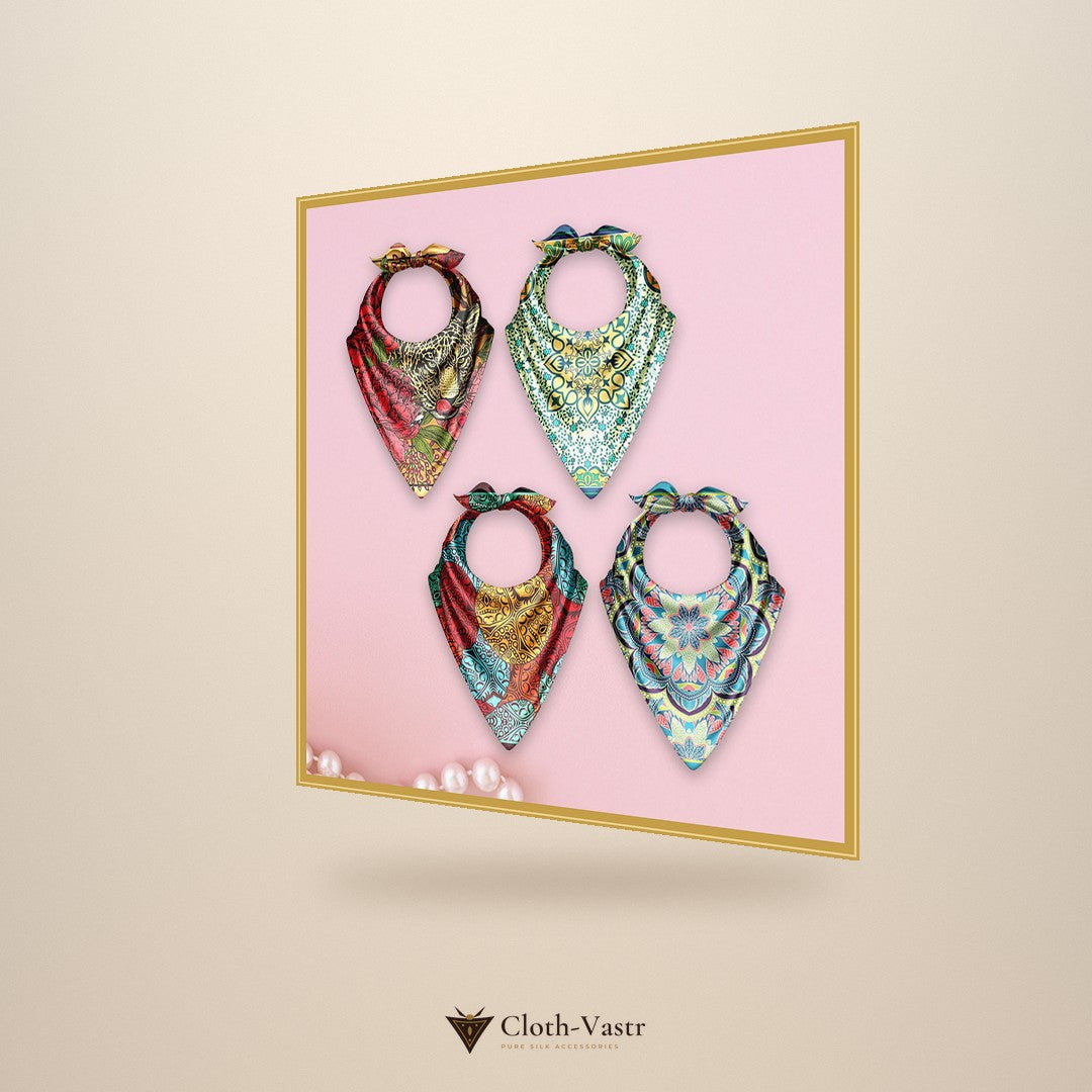 Cloth-Vastr pure silk – right angle view