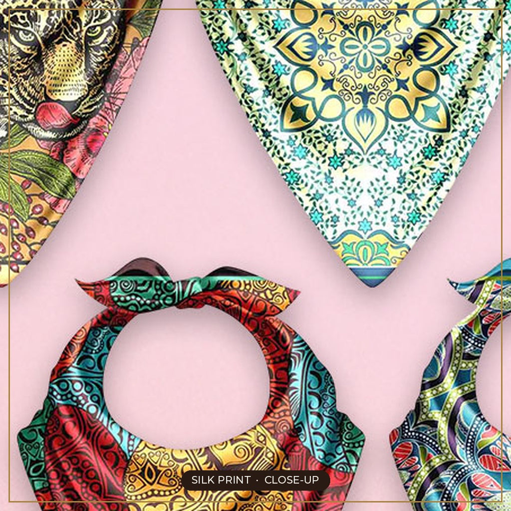Cloth-Vastr pure silk – print close-up