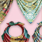 Cloth-Vastr pure silk – print close-up